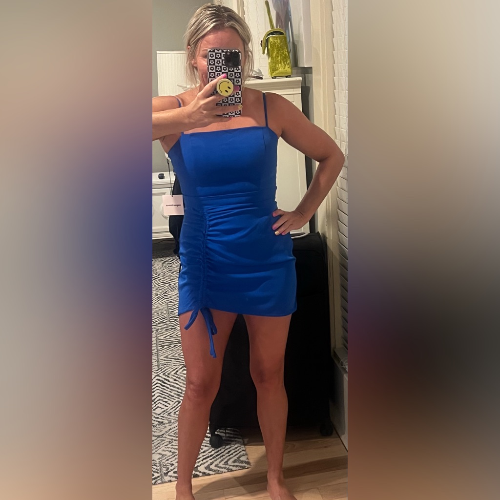 Nwt Superdown Fabiana Blue Mini Dress